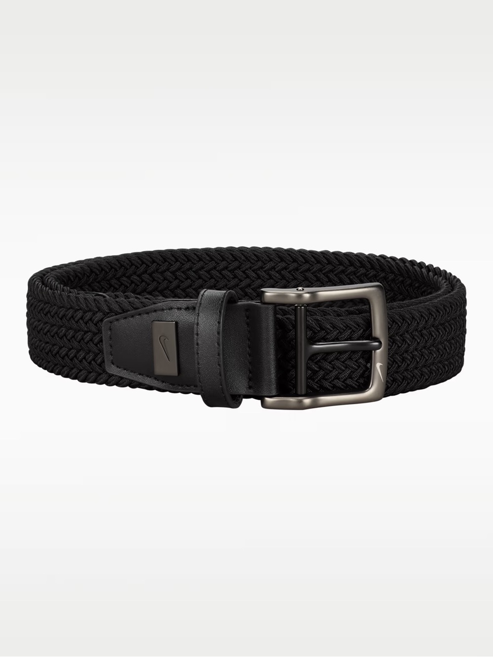 NWT Black Nike Men’s Stretch Woven Golf Belt – Size M (36–38)